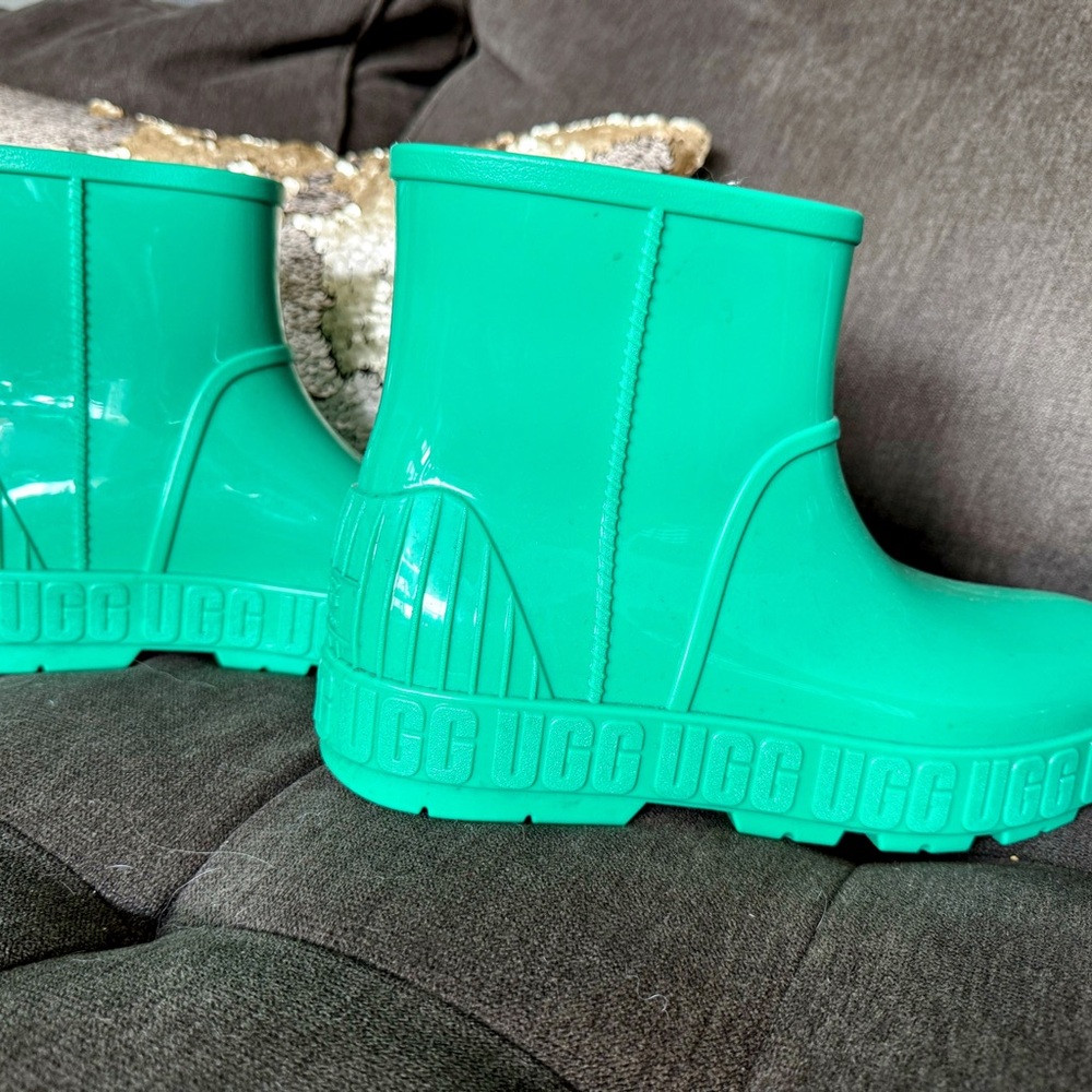 UGG Vibrant Teal rain Boots